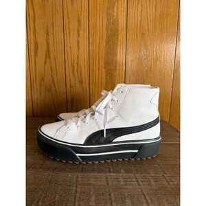 Puma Kaia Mid 2.0 Platform Sneakers Women's Size 11 White Black